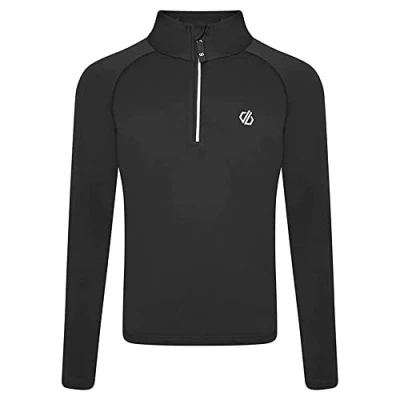 Imagen de Dare 2b Consist II Core Stretch Lightweight Warm Backed Quick Drying Full Zip Jacket Capa Intermedia elástica, Bebé Niños, Negro, 14 Años
