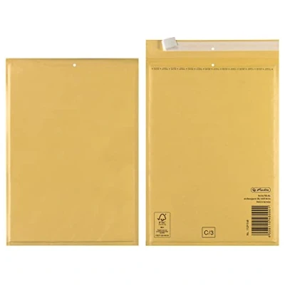 Imagen de Herlitz Luftpolstertasche C/3 15x21cm br PE Innenfolie 4ST.