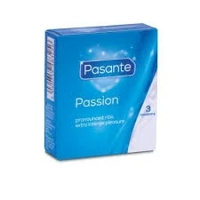 Imagen de Condones veganos Estriados 3 uds de Pasante