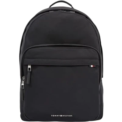 Imagen de Tommy Hilfiger Signature Backpack Mochila, Hombre, Talla: One Size, Black