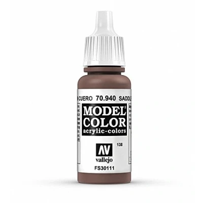 Imagen de Vallejo Model Color Pintura Acrílica, Marrón (Saddle Brown), 17 ml
