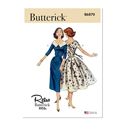 Imagen de Butterick B6870A5 Vestido de mujer A5 (6 8 10 12 14), papel