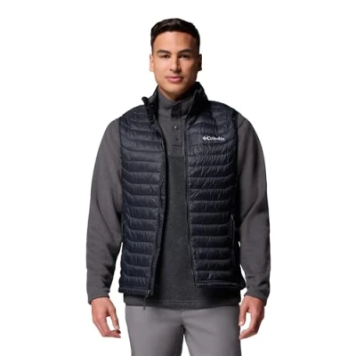 Imagen de Columbia Powder PASS Hybrid VEST Chaleco, Hombre, Talla: Medium, Black