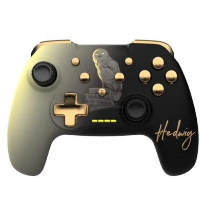 Imagen de Freaks and Geeks Harry Potter Mando sin hilo para Switch/PC con cable 1M Negro Hedwig