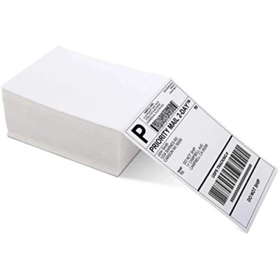 Imagen de NetumScan etiquetas térmicas de envío, 4 x 6 pulgadas (100 mm 150 mm), impermeables para el transporte, BPA/BPS, 500 Pack