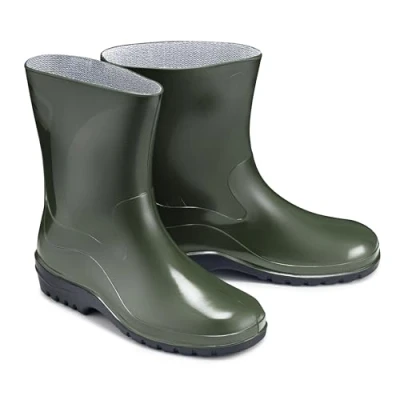 Imagen de ESTRO Botas de Agua Mujer Lluvia Goma K007 (38 EU, Verde Oscuro)