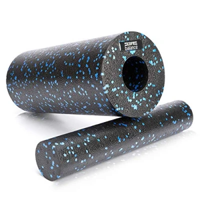 Imagen de Core Balance HIGH Density Roller EPP FOAM 2 IN 1 Muscle Massager Fitness/yoga, Talla: One Size, Blue