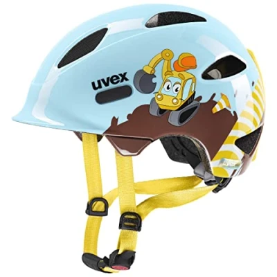 Imagen de uvex oyo style, casco infantil ligero, ajuste de talla individualizado, luz LED opcional, digger cloud, 45 50 cm