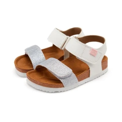 Imagen de GIOSEPPO Chanclas Estilo Bio Plateadas para niña JABBEKE