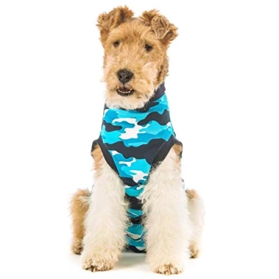 Imagen de Suitical Recovery Suit Perro, XL, Camuflaje Azul