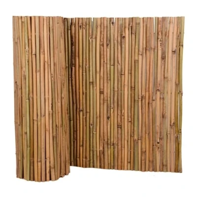 Imagen de Nature by Kolibri Estera de protección visual bambú, diferentes tamaños, valla para terraza, balcón y jardín, contra el viento