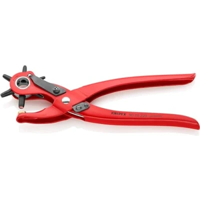 Imagen de Knipex Sacabocados de revolver recubierto pintura pulverizada, rojo 220 mm 90 70