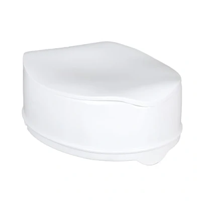 Imagen de Savanah Asiento elevador con tapa para retrete (15 cm)