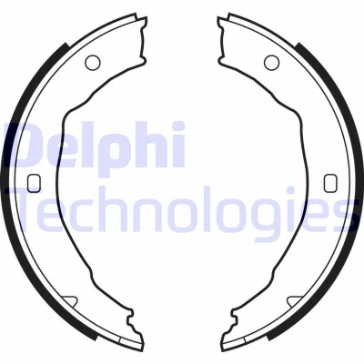 Imagen de DELPHI LS1881 Zapatas de Freno Mano PEUGEOT: 406 Berlina