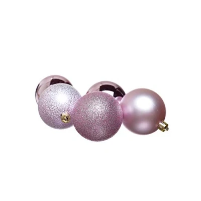 Imagen de Heitmann Deco Bolas para árbol de Navidad (25 Unidades, 5,8 cm), Color Rosa Mate