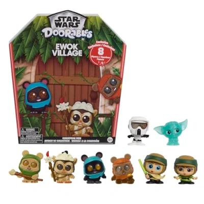 Imagen de Star Wars™ Doorables Ewok Village Collection Peek, Figuras coleccionables, Juguetes para niños a Partir de 5 años Just Play