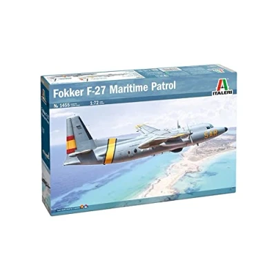 Imagen de Italeri 1455 1:72 Fokker F 27 Maritime Patrol modelismo, Kit, maqueta, Hobby, Pegamento, Kit de plástico, detallado, sin Pintar