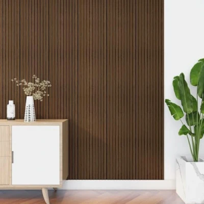 Imagen de NEU.HOLZ Set de 6 Paneles Listones Bronckhorst Juego Decorativos para Pared 3D Salón Dormitorio Resistente a la Humedad Poliestireno 195 x 31,5x 0,7 cm Efecto Madera Oscura
