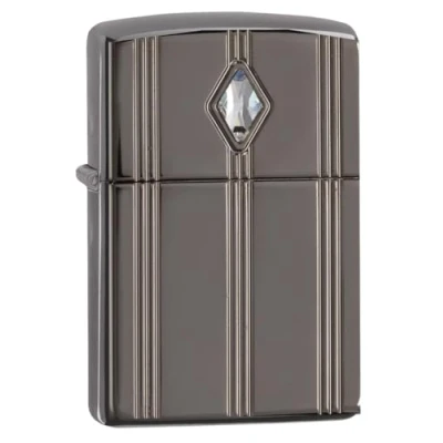 Imagen de Zippo Seamless Diamond Encendedor de Gasolina, Latón, Acero, 1 x 6 cm, 86