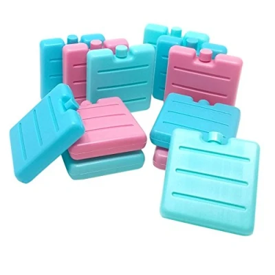 Imagen de ToCi pequeños acumuladores de frío en azul, rosa y verde Mini para nevera portátil frio fiambreras, 12