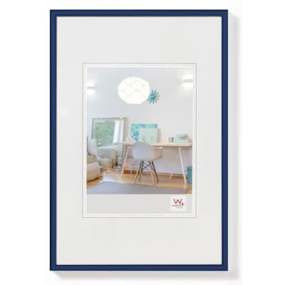 Imagen de walther design KV090L New Lifestyle marco de plástico, azul, 60x90 cm