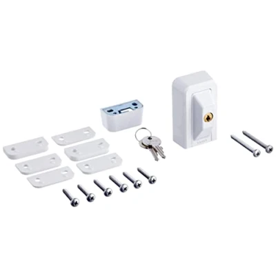 Imagen de Abus 3010 serratura per finestre, sistema di sicurezza finestre e porte con multipla, livello sicurezza: 6, 02073, bianco