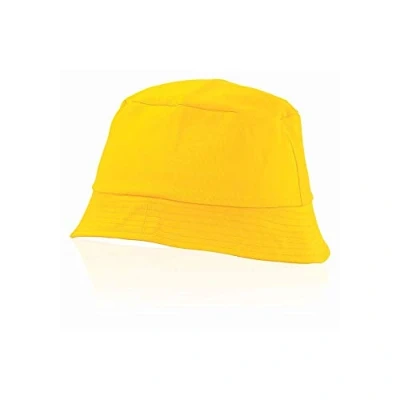 Imagen de eBuyGB Sombrero de Pescador Unisex, 100% algodón, Hombre, Sombrero, 12899, Amarillo, Talla única