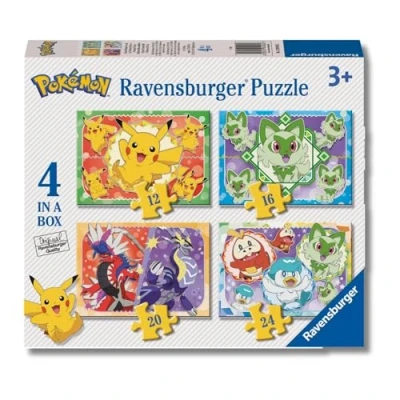 Imagen de Ravensburger Puzzle: Pokémon, puzzles Infantiles 3 Años o Más, 4 de 12, 16, 20, 24 piezas, Rompecabezas, Regalos Niños Años, 70x50cm