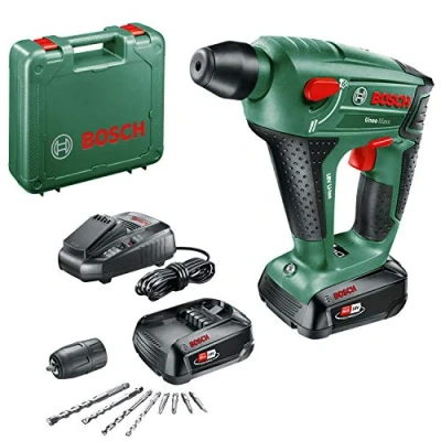 Imagen de Bosch Home and Garden Martillo perforador a batería, Uneo Maxx, 2 baterías (2,5 Ah)