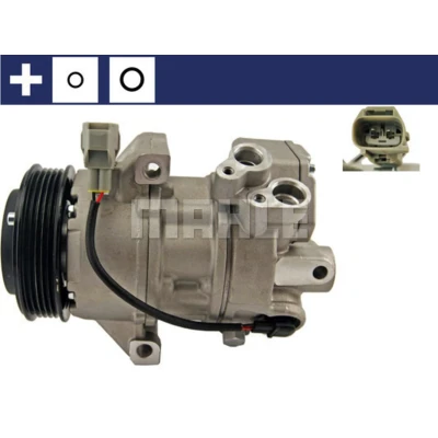 Imagen de MAHLE ORIGINAL ACP 889 000S Compresor de Aire Acondicionado 5SE09 12 PAG 46 R 134 a con junta anular SMART: Forfour I