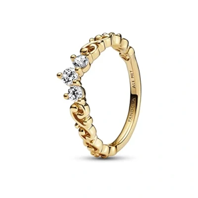 Imagen de Pandora Moments Mujeres Anillo Baño de oro 14 quilates 162232C01 50