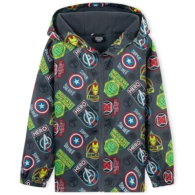 Imagen de Marvel Chubasquero Niño Chaqueta Impermeable Ropa Lluvia Abrigo Rainwear Niños 4 14 Años Spiderman Avengers (Gris Avengers, 7 8 años)
