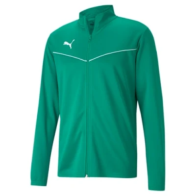 Imagen de PUMA teamRISE Training Poly Jacket Chaqueta De Entrenamiento, Hombre, Verde (Pepper Green White), M