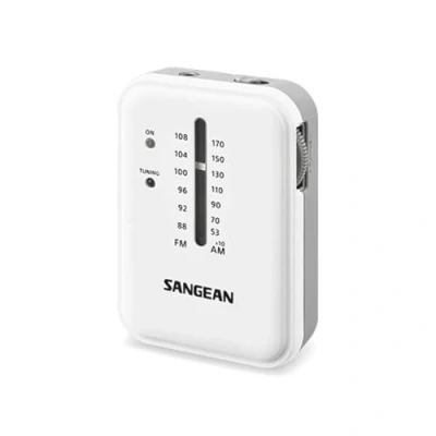 Imagen de Radio portátil Sangean 320 SSR32W, AM/FM, Jack 3.5 mm, Blanco