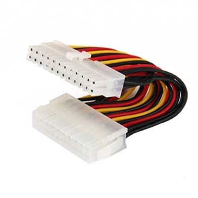 Imagen de ATX De 20 Pines Macho A 24 Cable Convertidor Adaptador Corriente PSU Femenina Suministro