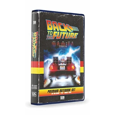 Imagen de Sd Toys, Set Papeleria VHS (Libreta, Chapas Y Boligrafo) Regreso Al Futuro