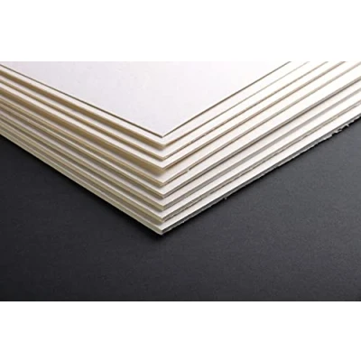 Imagen de Clairefontaine Ref 93980C Tablero reciclado gris (paquete de 10 hojas) Tamaño 60 x 80 cm, 1300 g/m², 2 mm grosor Adecuado para enmarcar, montaje, encuadernación, respaldo