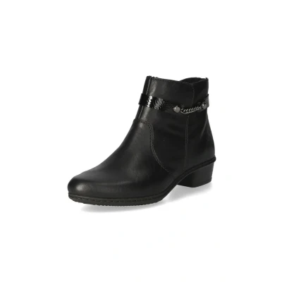 Imagen de Rieker Mujer Botines Y0783, señora Botines,Media Bota,Zapato de transición,Zapato Invierno,Botas,Bota,Forrado,Negro (Schwarz / 00),37 EU 4 UK