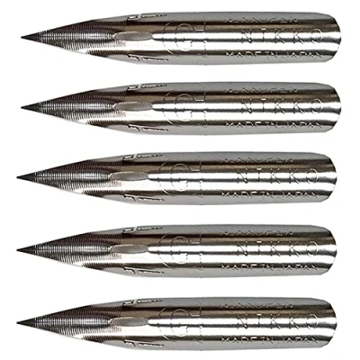 Imagen de Nikko Manga Pen Nib G Super Polish Type 5 unidades
