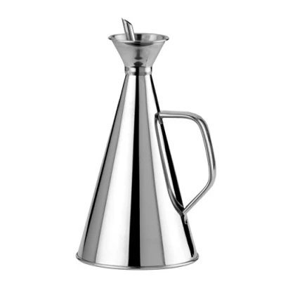 Imagen de Ilsa Aceitera Anti Goteo INOX, 1 l, Acero Inoxidable, Plateado