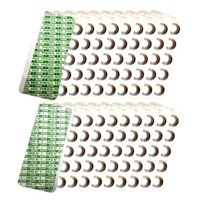 Imagen de 200 pastillas de prueba agua Rapid 100 x pH Phenol Red DPD1 cloro libre para probadores y piscina Recarga Accesorios Whirlpool Acuario