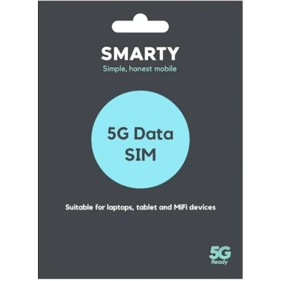 Imagen de Smarty SIM £18 por Mes Oferta Exclusiva de Datos ilimitados para Estudiantes, asequible, Directo y sin Problemas Tipo sim!