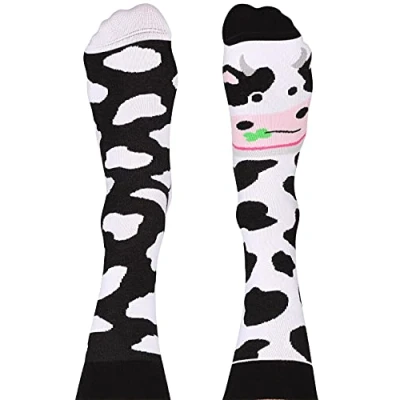 Imagen de Nanushki Holy Cow Calcetines unisex con divertidos motivos locos, vaca, ternera 44/46 ES