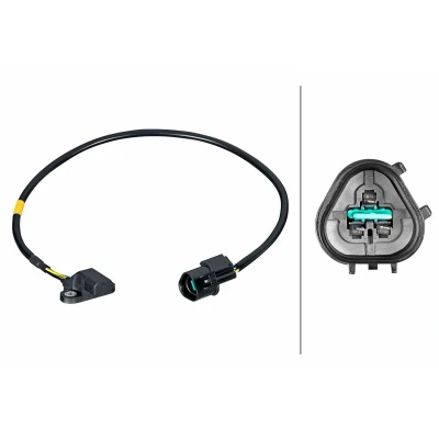 Imagen de HELLA 6PU 358 381 531 Sensor de Cigueñal 2polos Hall