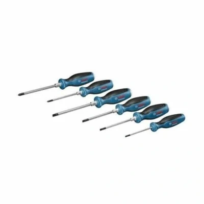 Imagen de Bosch Professional Juego 6 destornilladores estrella + plano (2 x PH, 4 SL, Softgrip, en caja)