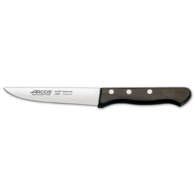 Imagen de Arcos Serie Atlantico Cuchillo Verduras Hoja de Acero Inoxidable 110 mm Mango Madera Palisandro Color marrón