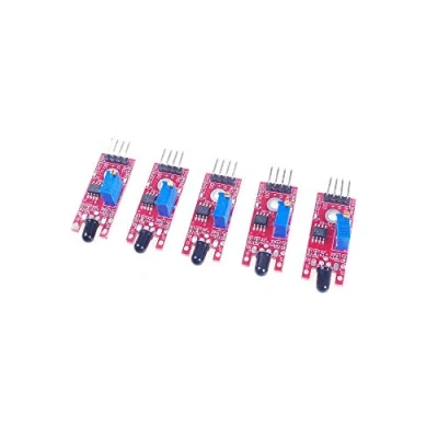Imagen de ANGEEK 5 piezas KY 026 sensor de llama módulo detector fuego IR temperatura para Arduino