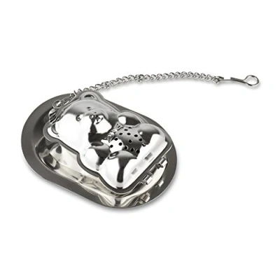 Imagen de Café Ole Infusor de Bolas Malla con Forma corazón, Acero Inoxidable, Metalizado, 7 x 4.5 2.5 cm