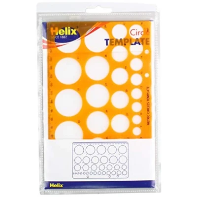 Imagen de Helix Naranja Translúcido, Circle Shape Stencil