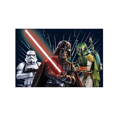 Imagen de Procos Mantel plástico Star Wars Galaxy (180 x 120 cm), Estrella, Multicolor, 180 cm, 93882